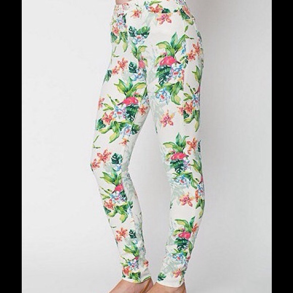 High-Waisted American Apparel Jeans