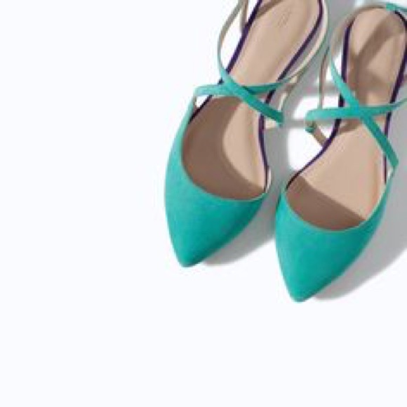 Zara Trafaluc flats - NWT
