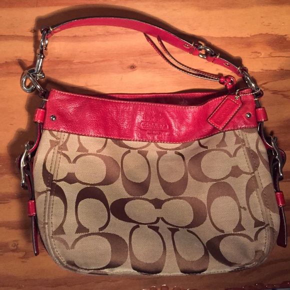 Red Coach Handbag