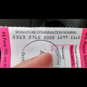 Proof of shipment for rkirkley