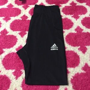 Unisex Black Adidas Tights (long)