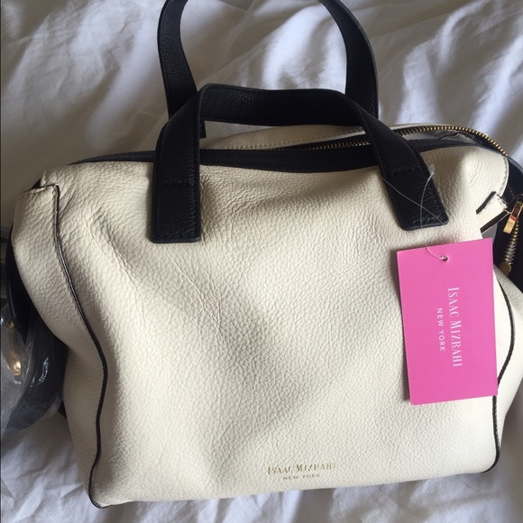 Isaac Mizrahi leather handbag