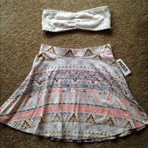 NWT LA Hearts skater skirt