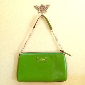 Kate Spade green Wellesley bag