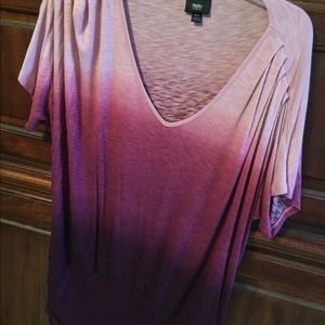 Beautiful ombré purple top