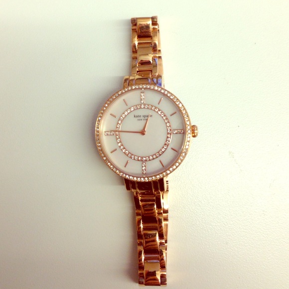 Brand New Kate Spade Rose Gold 38mm Pave Watch