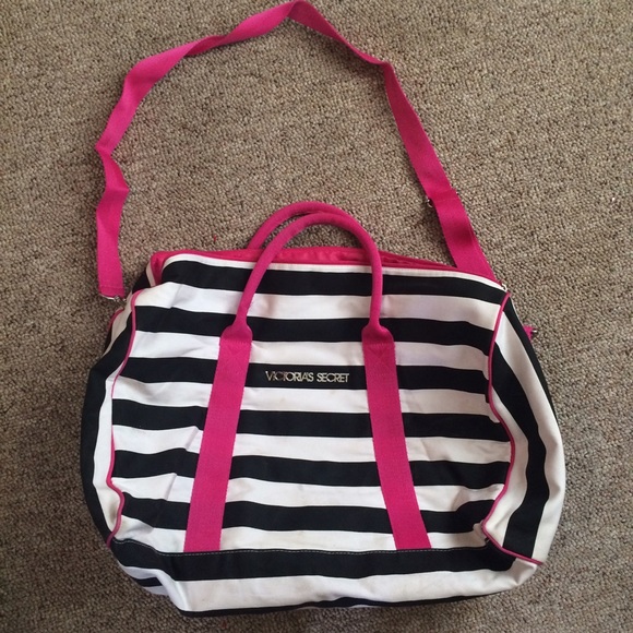 Victoria's Secret overnight duffle bag tote