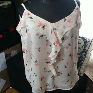 New York & Company Tops - Pink Flower Top New York & Company Tops - Pink Flower Top
