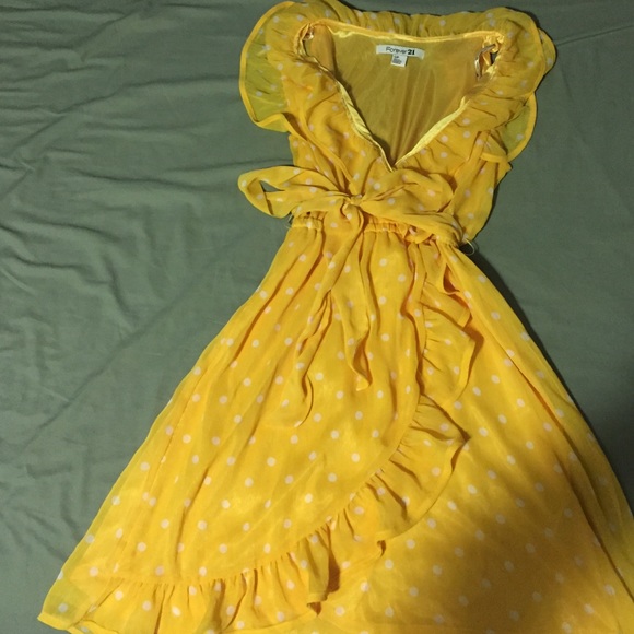 Yellow Polka Dot Dress