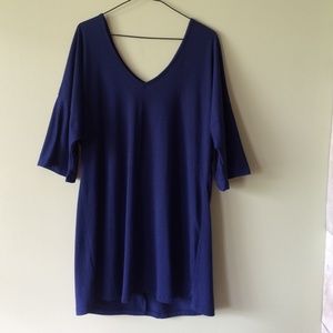 Navy Blue Shift Dress
