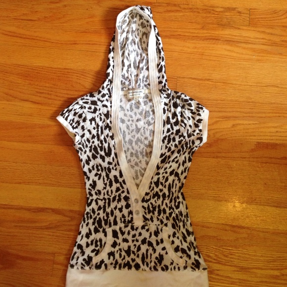 Poof Excellence Tops - Leopard Print Shirt