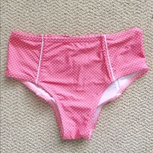 High waisted bikini bottoms