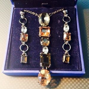 Swarovski Necklace and Earring Set