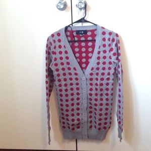 Polka dot cardigan