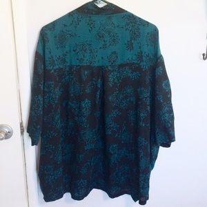 NWOT teal and black kimono by ecote