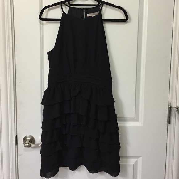 Black Ruffle Dress