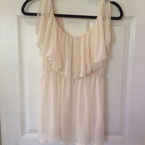 Off white sheer shirt