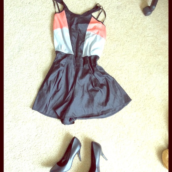 Coloblock Romper size Medium