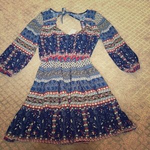 Hollister Festival Boho Chic Dress🌷🌼🎀