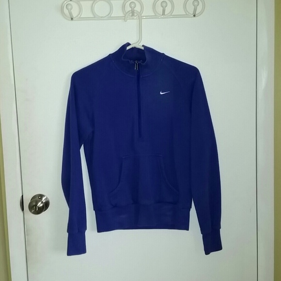 Dark purple Nike half zip