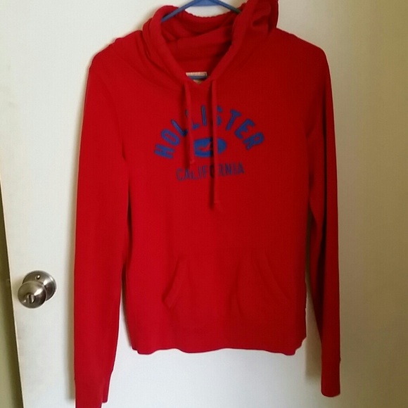 Red Hollister sweatshirt