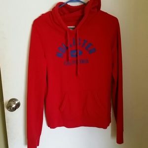 Red Hollister sweatshirt