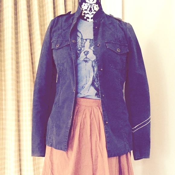 Speedy Top-sliders Blue Army Jacket Size XS