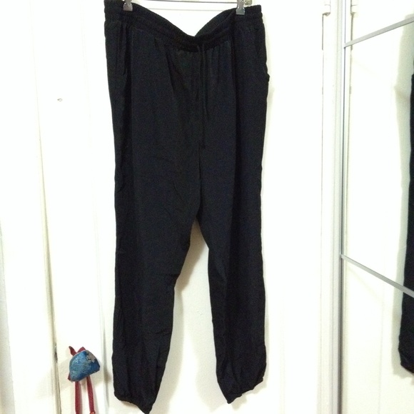Black Harem Pants