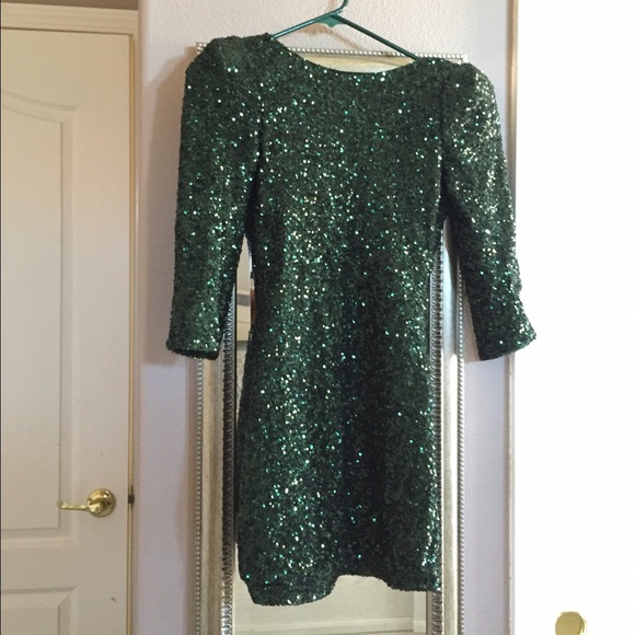 Missguided Dark Green Body-Con Dress 💋💄👠