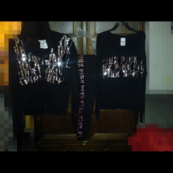 Victoria Secret Pink 3pc Sequin *** SOLD *** - Picture 1 of 1