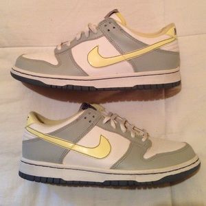 Nike's White, Yellow, & Grey