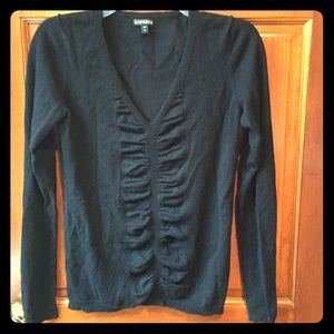 Black stretch light sweater