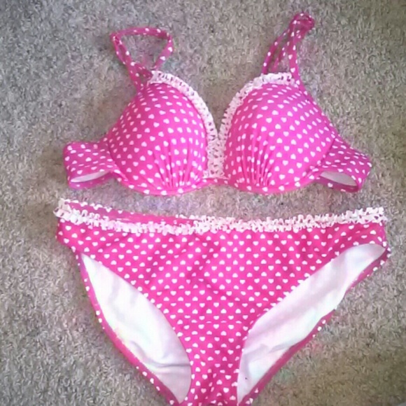 Pink Push up bathing suit