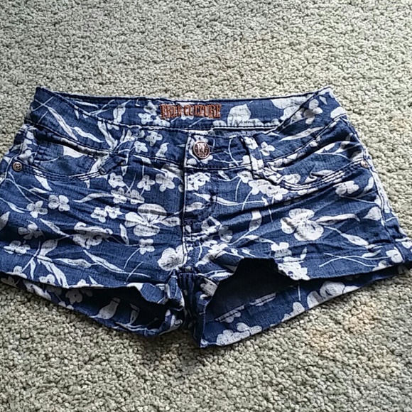Floral denim