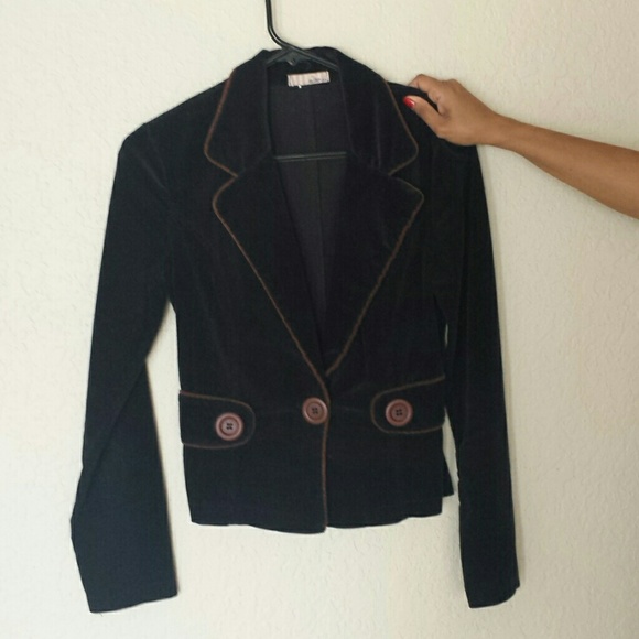 Navy blue corduroy jacket