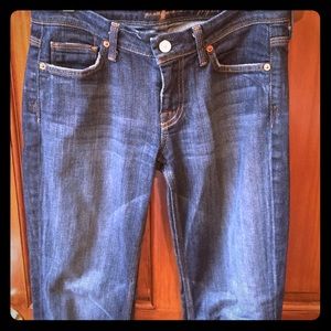 7 for all mankind jeans dark wash