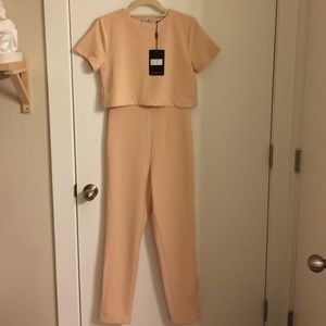Blush pink jumpsuit