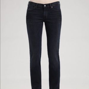 Citizens of Humanity Black Straight Leg Jeans