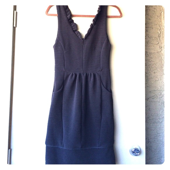 Anthropologie Maeve Ruffled Ottoman Dress NWT!