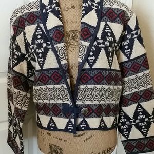 Multi color design jacket