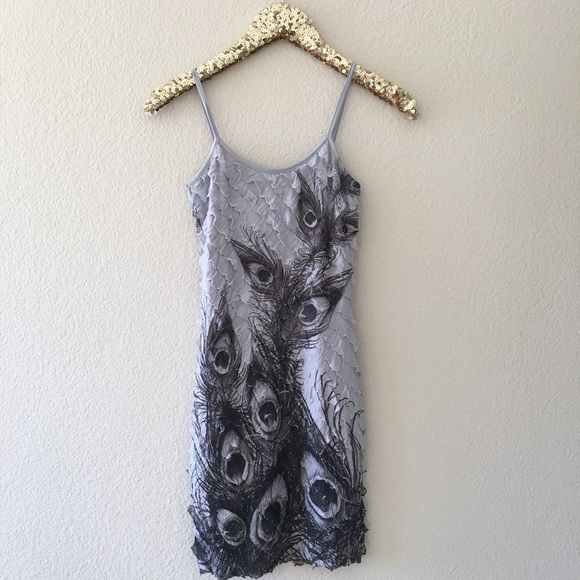 Free People Dresses & Skirts - 'Boho' Feather Grey