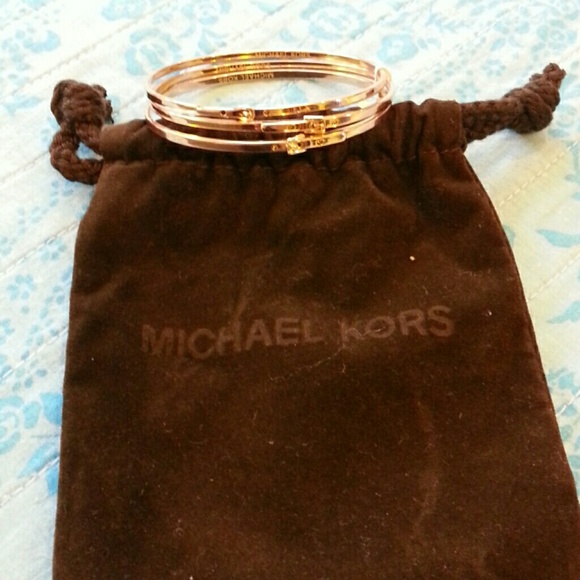 Michael Kors skinny bangles