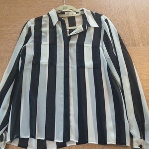 Black & White Forever 21 Top