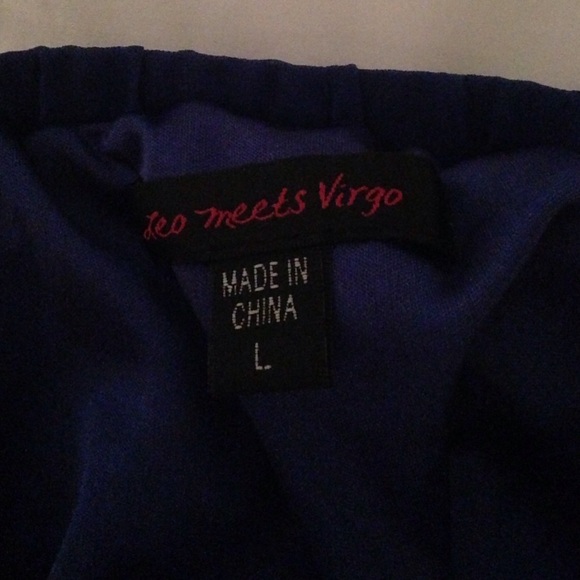 Blue strapless high-low dress - Picture 2 of 3