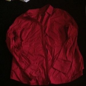 Red dress shirt