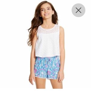 Lilly Pulitzer for Target white girls eyelet  SOLD