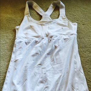 Cute white lulu lemon top