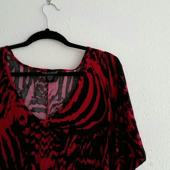 Pink Tiger Print Top