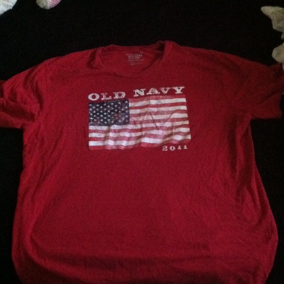 Old navy American flag shirt
