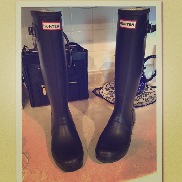EUC Original Black Hunter Rain boots